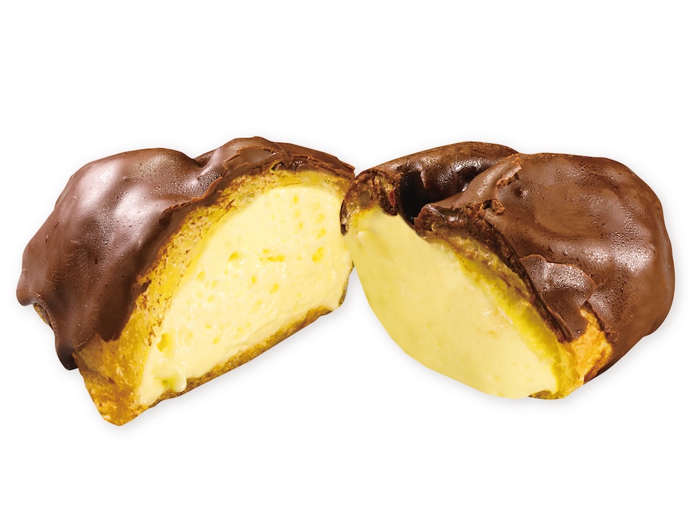 11月28日〜2026年1月8日に展開される「たっぷりクリームエクレア」170円