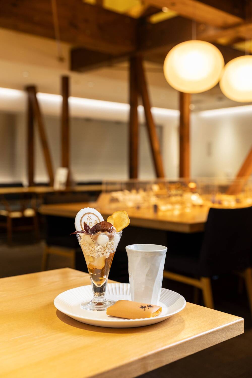 四条河原町・永楽屋 秋の京都を楽しむ “芋栗パフェと茶菓セット”を11月8日~期間限定で提供