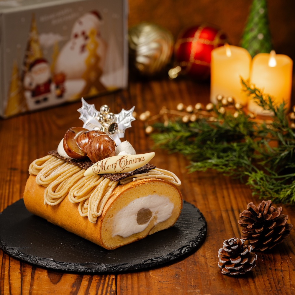 「丹波栗のブッシュドノエル」税込み3,240円