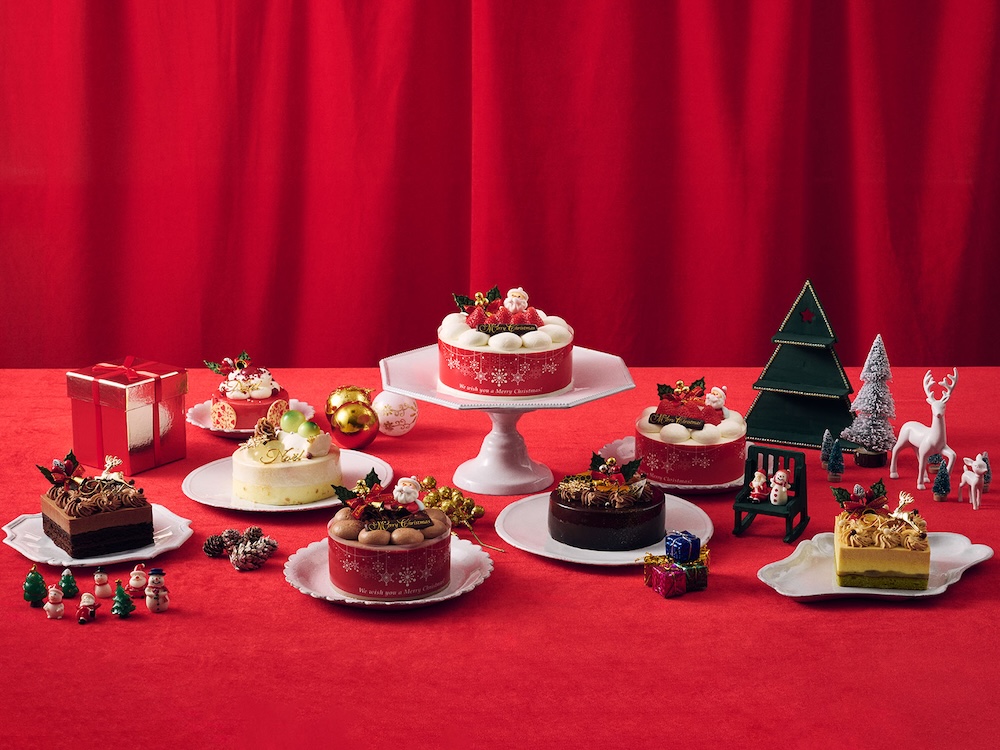 「パティスリーQBG」「QBGレディベア」2025年クリスマスケーキのイメジ