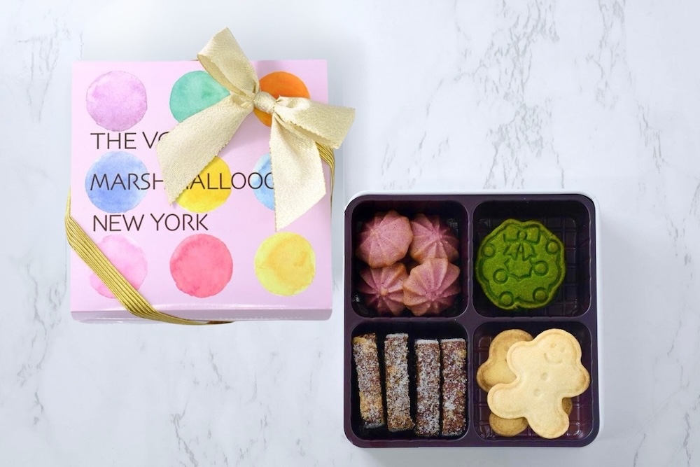 グルテンフリー・洋酒不使用「ホリデーヴィーガンクッキー缶ギフトセット」2,988円