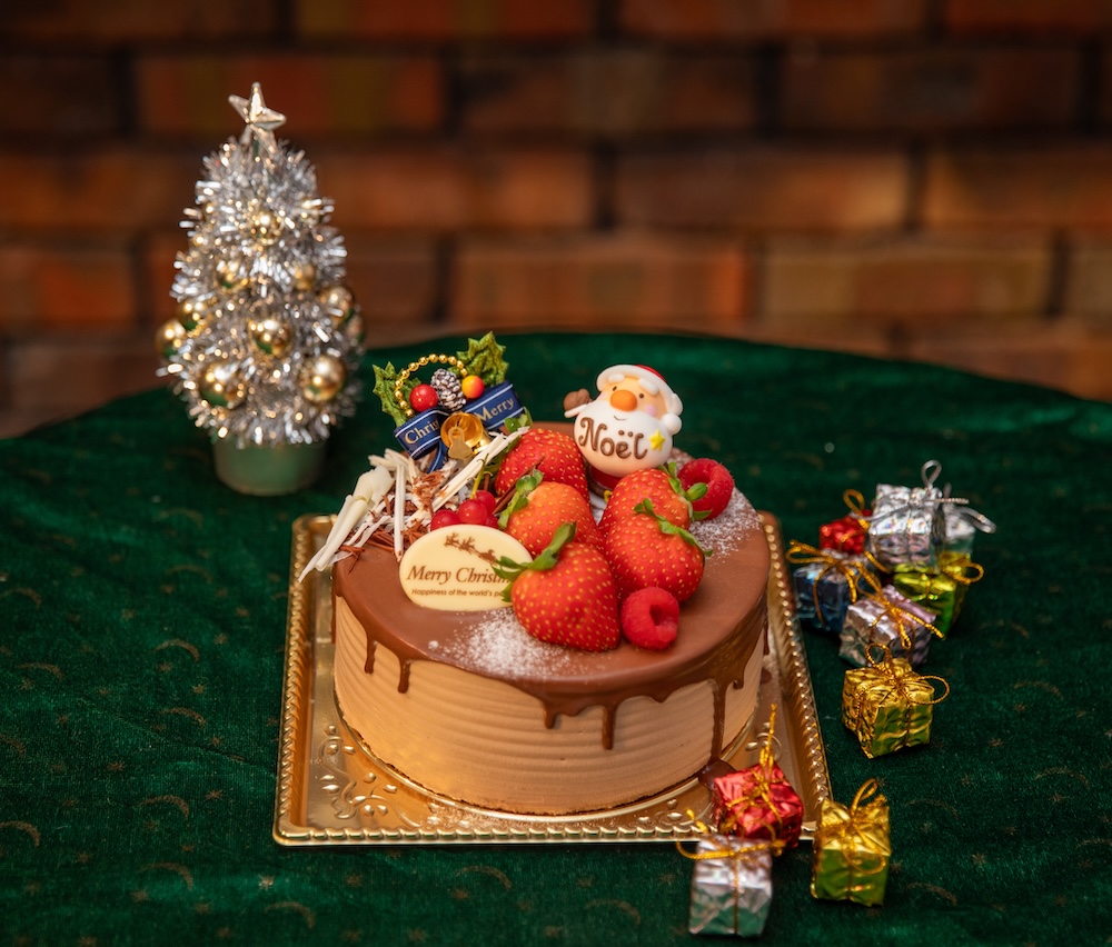 4サイズ展開される「おこめクリスマス　チョコ生デコレーション2025」イメージ