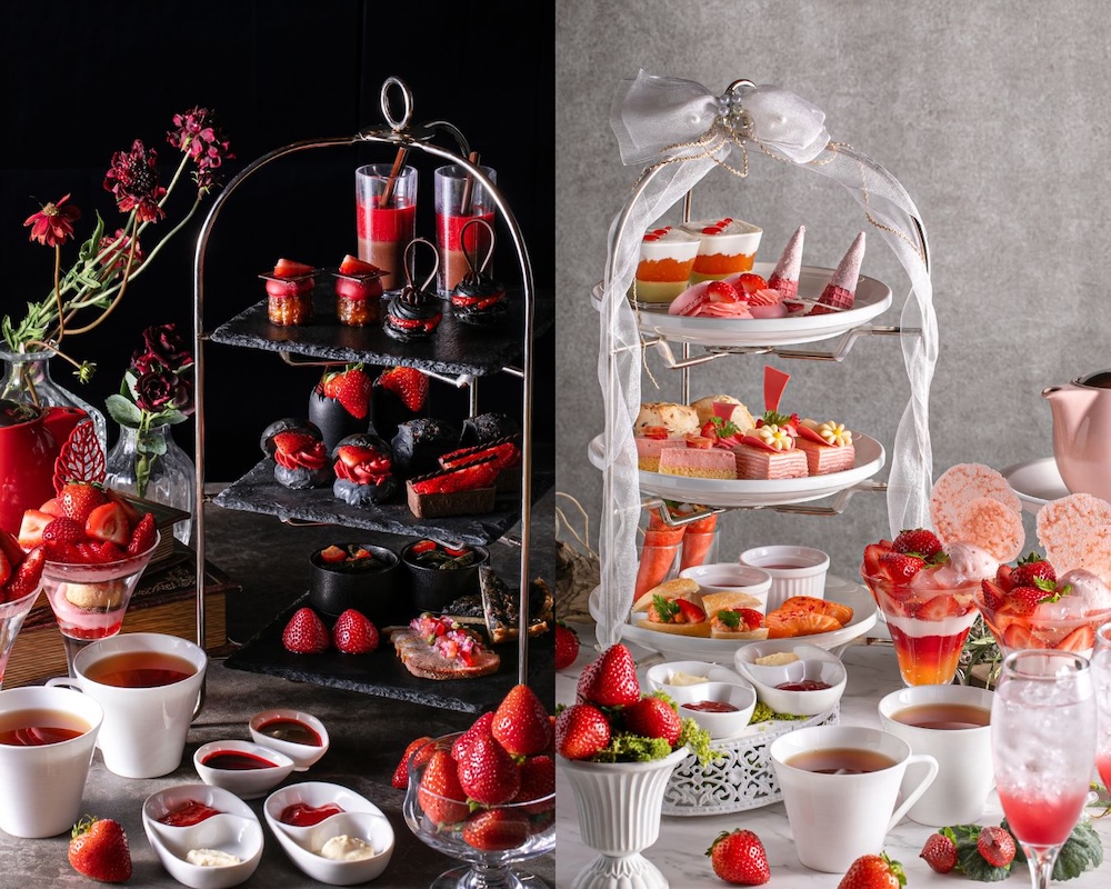 2種の「Strawberry Afternoon Tea」イメージ