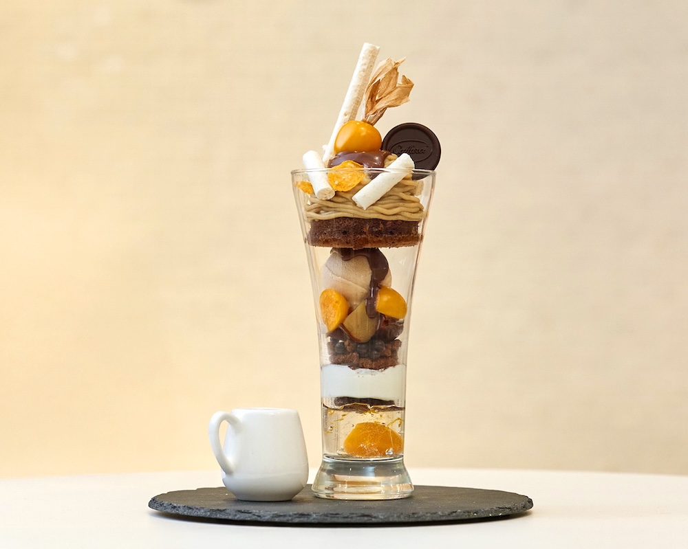 「"ほおずき"モンブランパフェ」イメージ