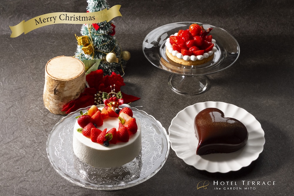 ホテルテラスザガーデン水戸の2025年クリスマスケーキのイメージ