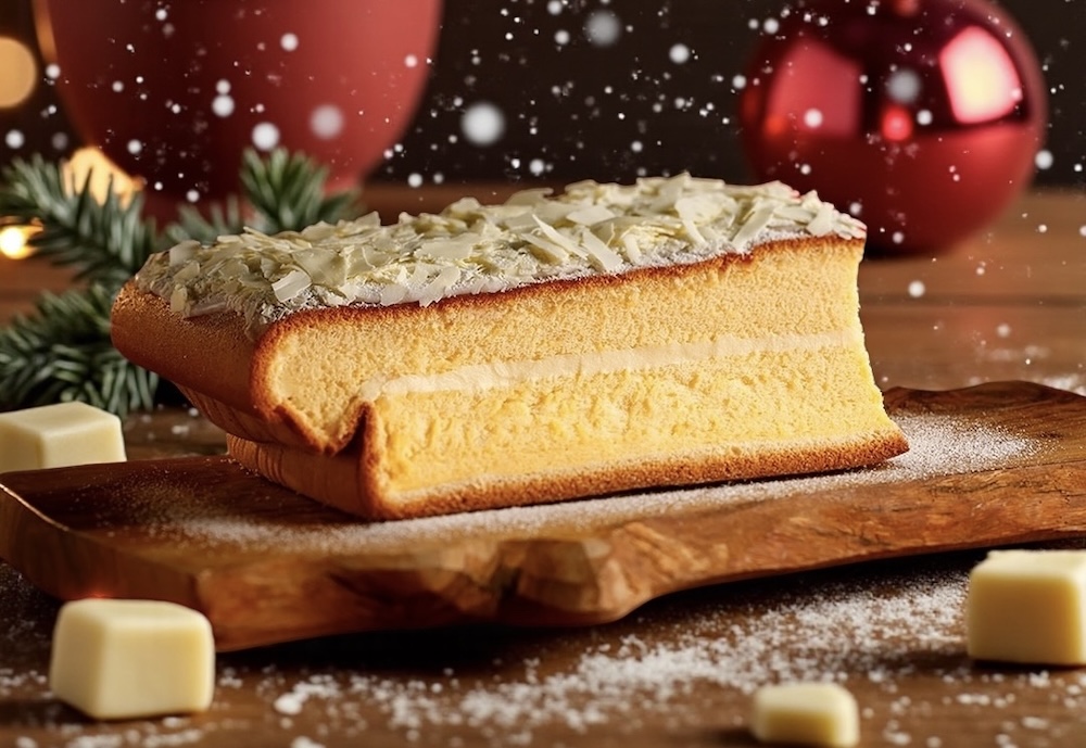 「雪降るブッシュドノエルカステラ」イメージ