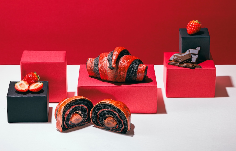 「あんクロワッサン（あまおう苺あん×チョコ）」イメージ