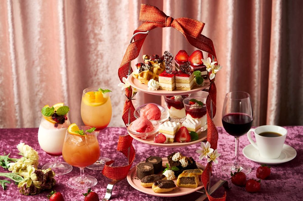 第1弾の「苺×チョコレートのアフタヌーンティー」税込み3,500円