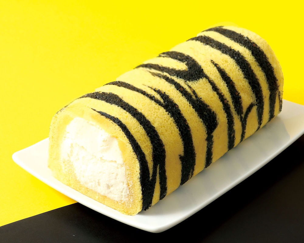 新作スイーツ「虎柄ミルクロール」イメージ