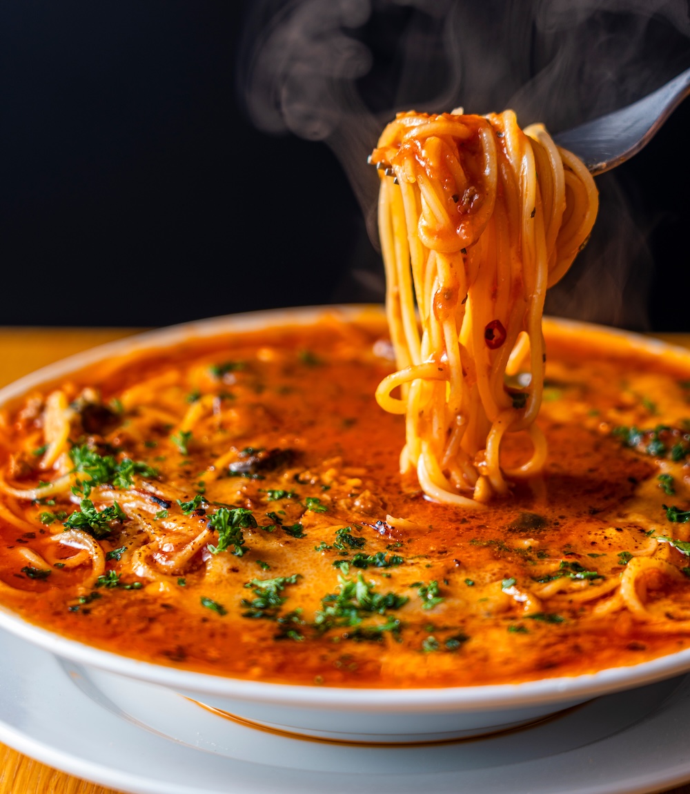 「濃厚トマトとにんにくクリーミーパスタ」税込み1,628円