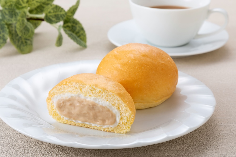 「冷やして食べる とろけるくりーむパン ミルクティー」イメージ