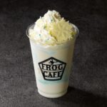 「フロッグカフェ」にて販売する「ユールボールミルクシェイク」税込み950円