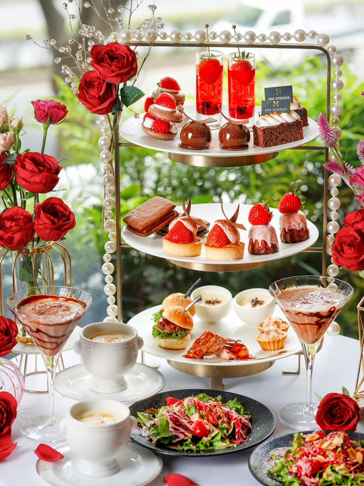 「～Red Luxe～ ストロベリー&ショコラ アフタヌーンティー」イメージ
