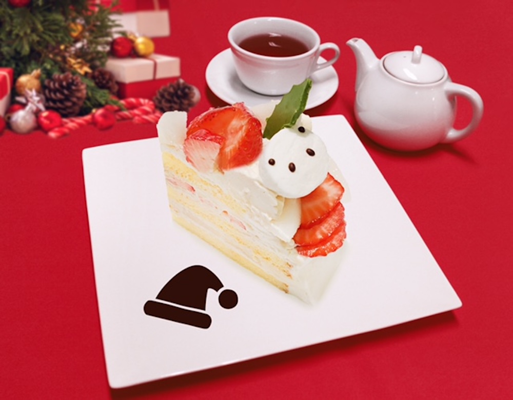 12月19日まで販売される「カフェコムサ」の「パンダのショートケーキ」税込み1,700円
