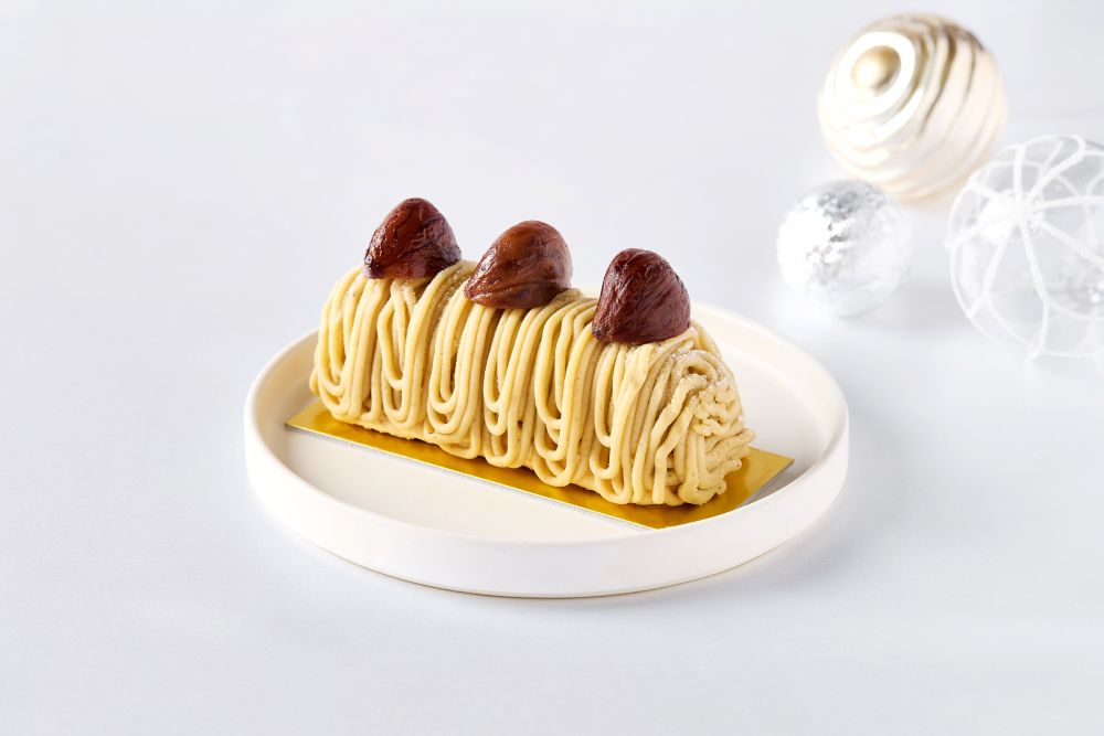 「和栗のモンブラン」税込み1,100円、テイクアウト・税込み1,000円