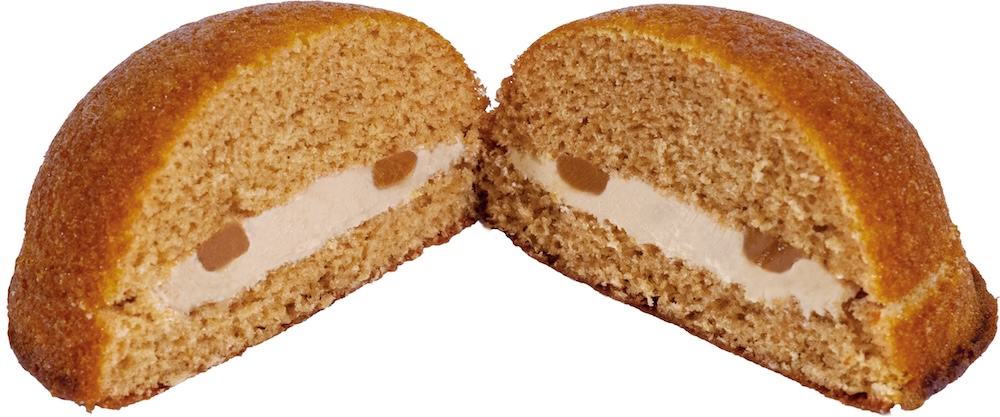 JUNON監修「ふわふわボンブケーキ キャラメル味」税込み158円