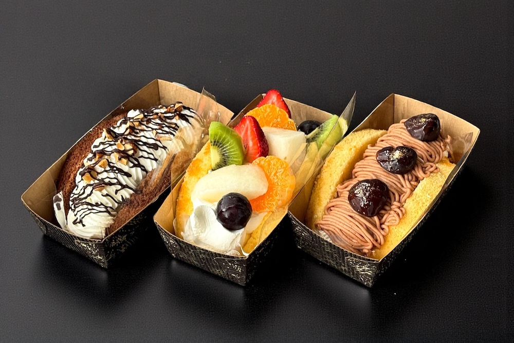 「お菓子の太陽」オムレット3種のイメージ