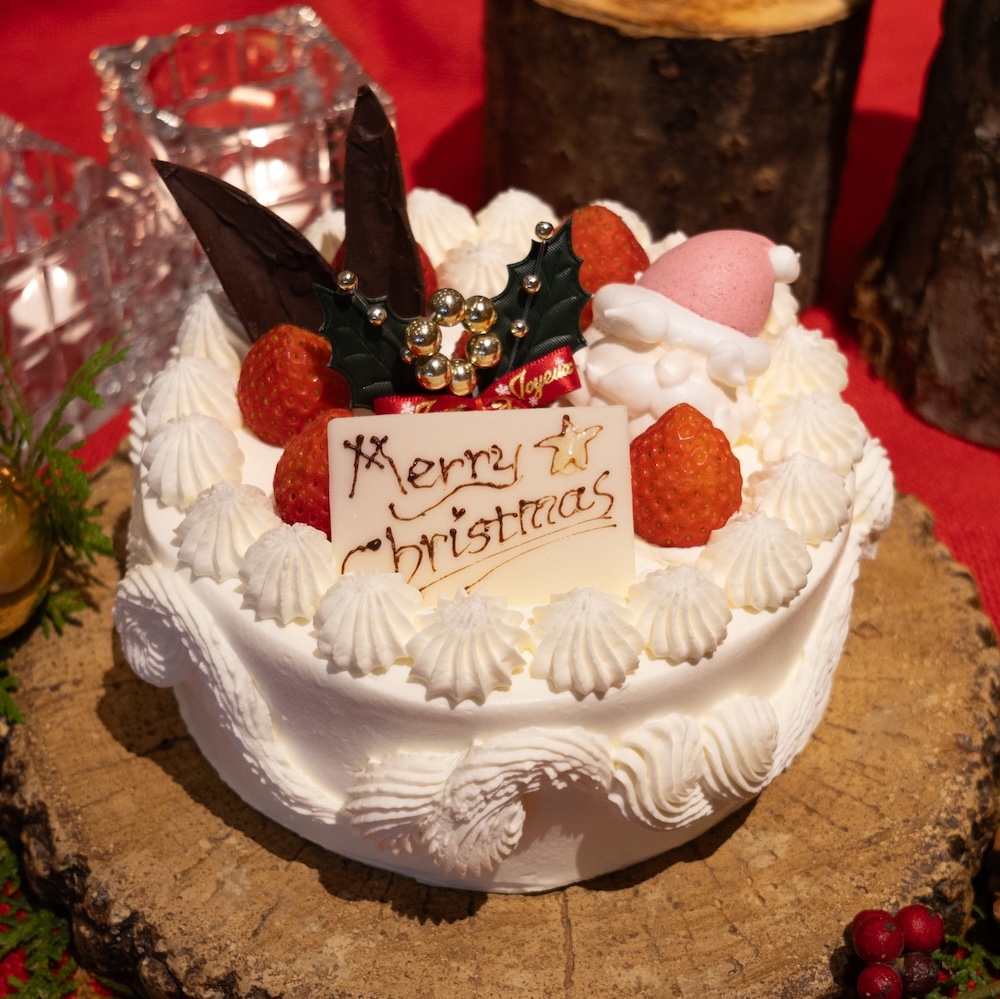 3サイズ展開される「苺のホワイトクリスマス」税込み3,888円〜