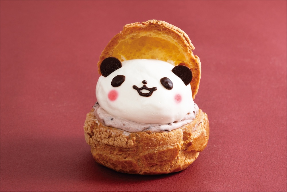 「小倉ホイップのパンダシュークリーム」イメージ