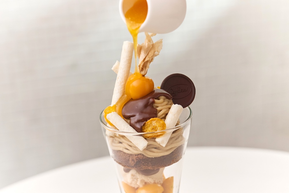 「"ほおずき"モンブランパフェ」イメージ