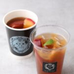「白桃烏龍茶のフルーツティー」ホット・アイスともに900円