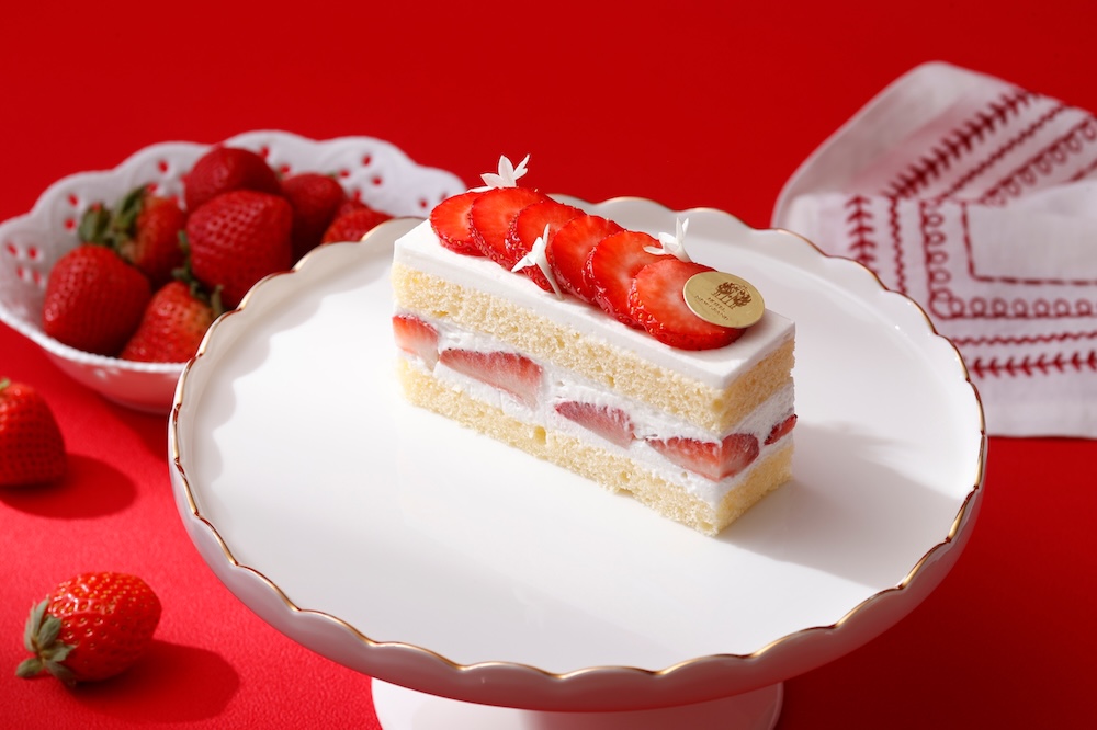 「あまおうのショートケーキ」イートイン・税込み1,898円、テイクアウト・税込み1,620円