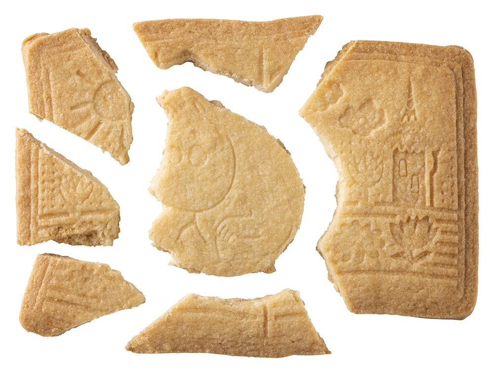 「シリコーンパキパキチョコ型　ムーミン谷の仲間たち」（税込み1,320円）の使用イメージ