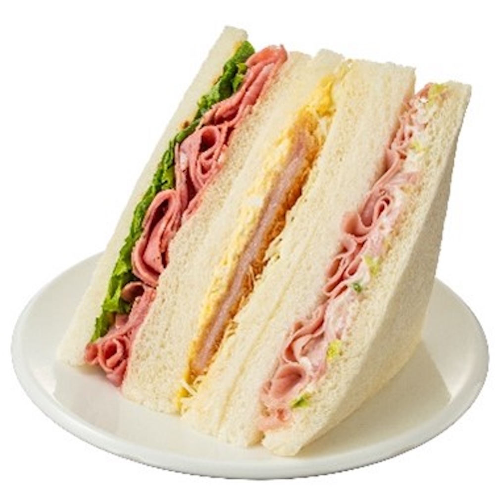 「ハム&ソフトサラミサンド」税込み451円