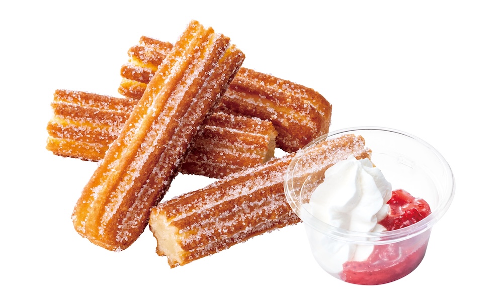 「ディップチュロ ごろっと苺」税込み290円