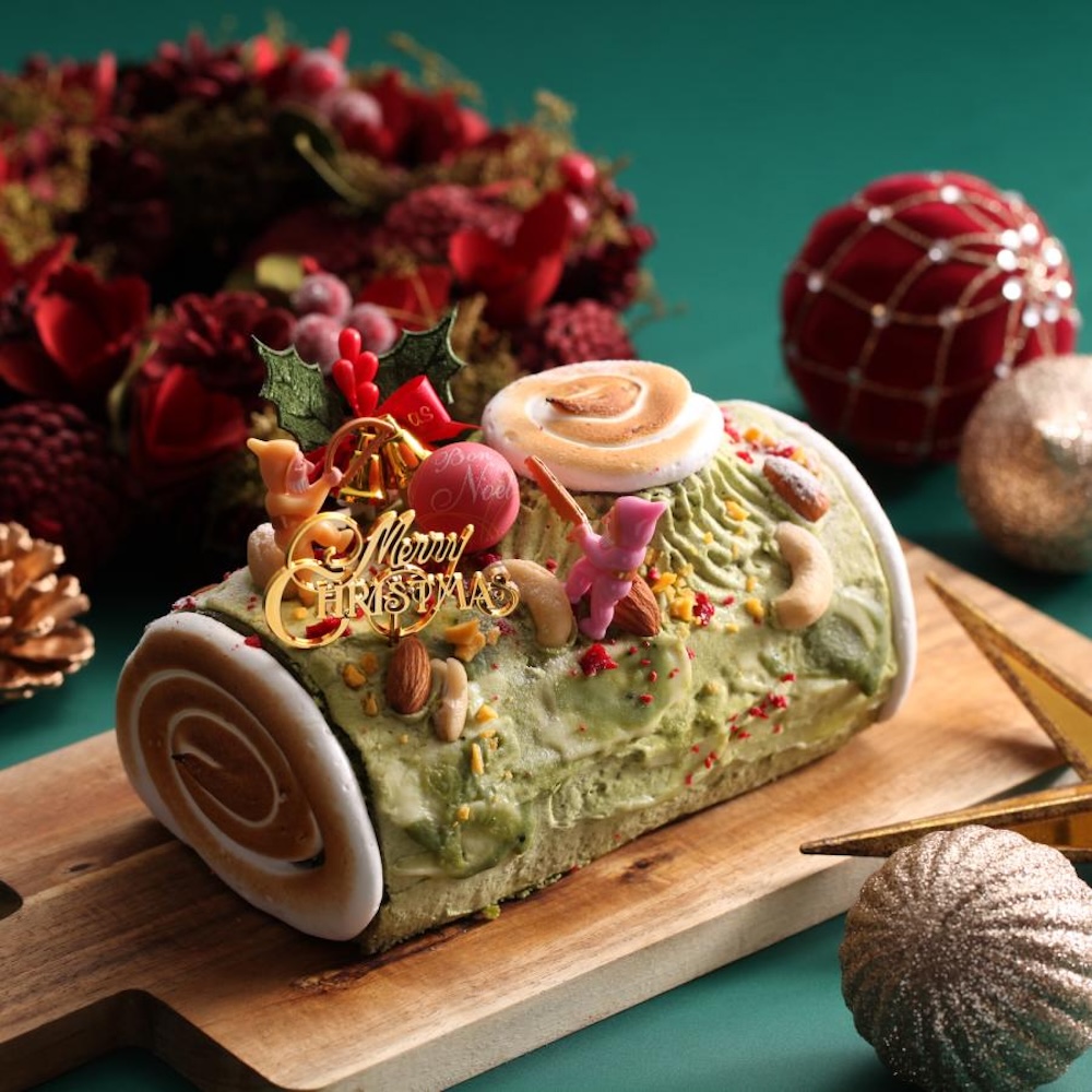 「抹茶のブッシュドノエル」3,780円（別途送料）