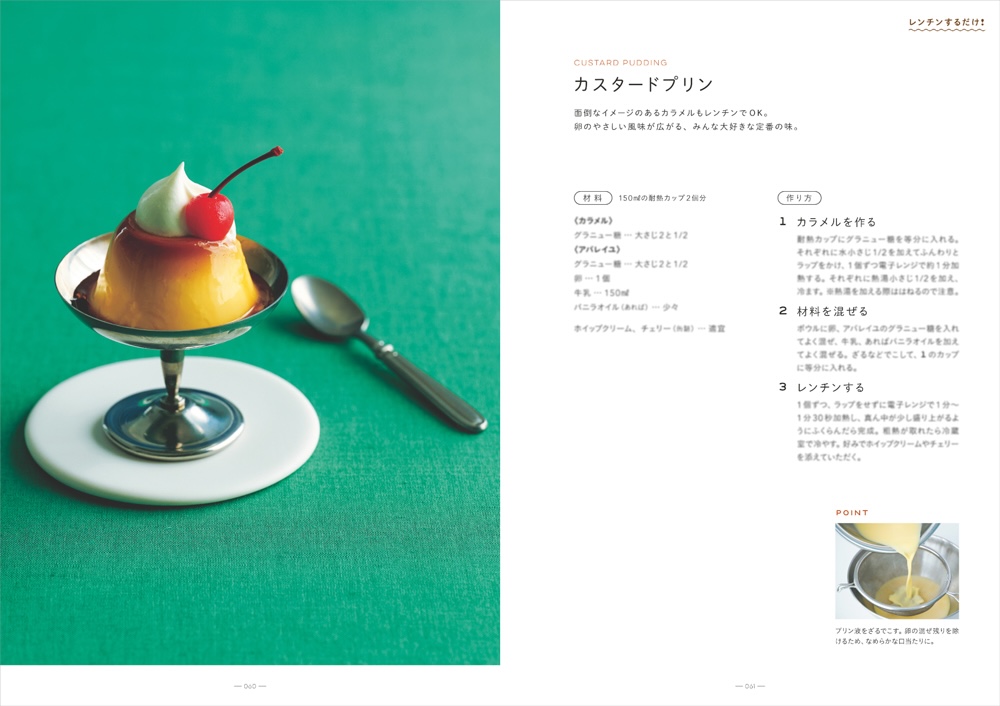 「焼くだけ！冷やすだけ！レンチンだけ！　だけ！おやつ」掲載イメージ