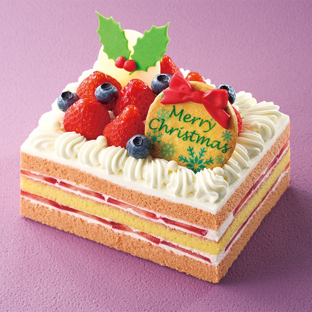 「ロイヤルパークホテル Sweets ＆ Bakery 粋」の50台限定・小田急オリジナル「しっとりスポンジのクリスマスショートケーキ」6,480円
