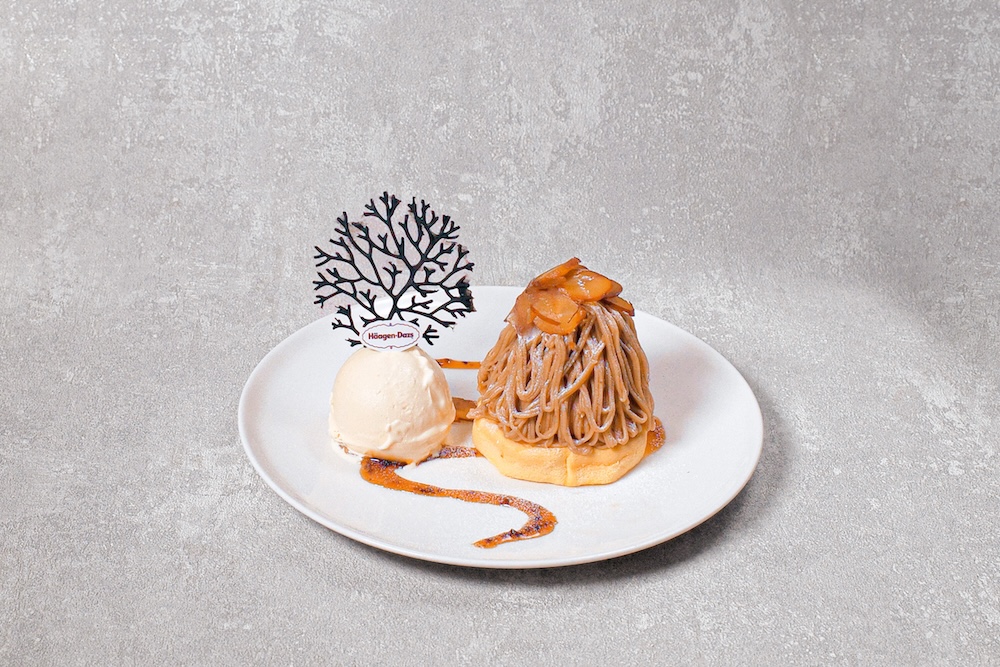 「渋皮マロンのモンブランパンケーキ」税込み1,540円