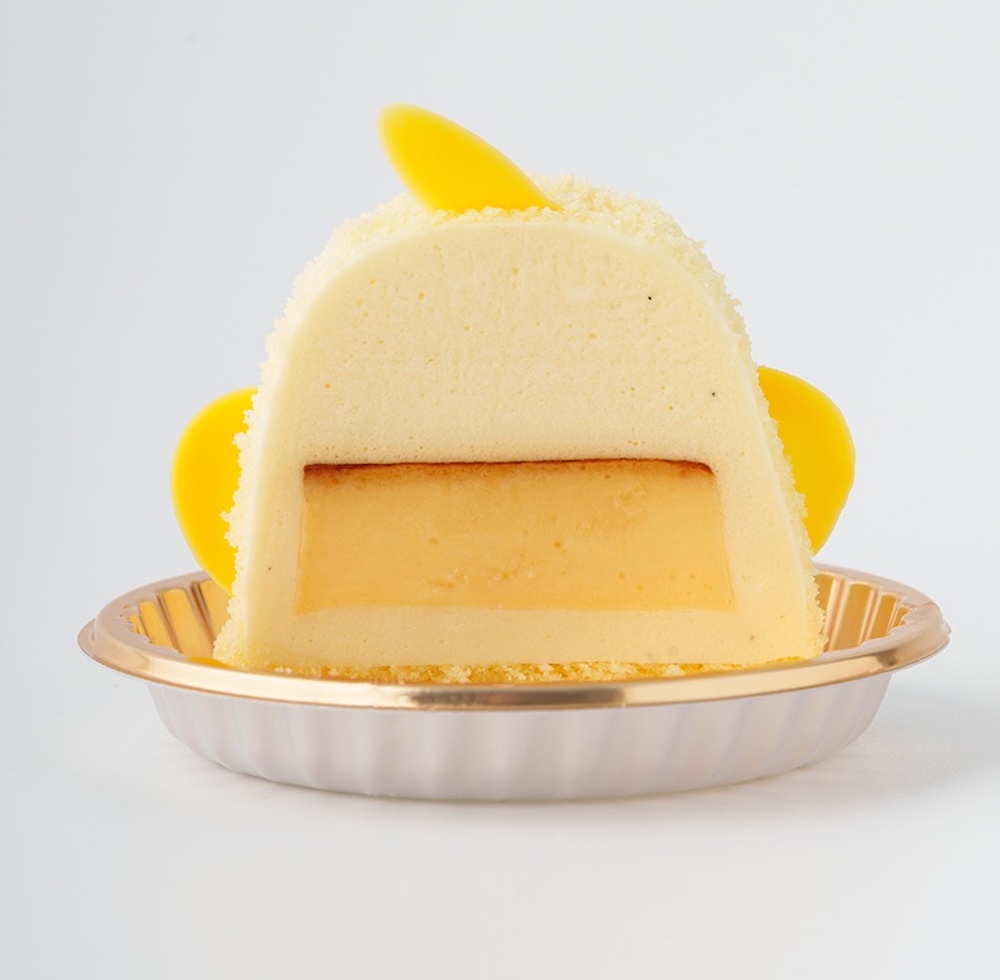 愛知県の人気オリジナルスイーツ「ぴよりん」断面イメージ