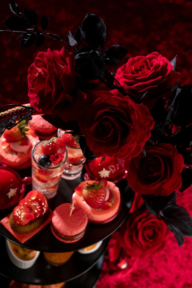 アフタヌーンティー「フレーズ・エ・ローズルージュ（Fraise et rose rouge）」イメージ