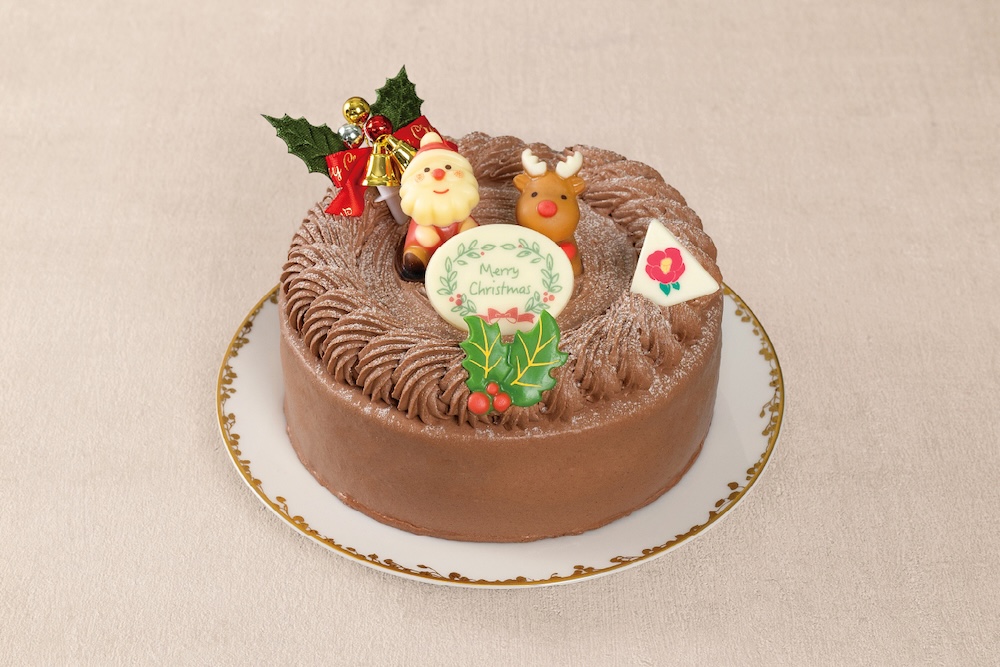 2サイズ展開される「ミルクチョコレートケーキ」税込み4,200円〜