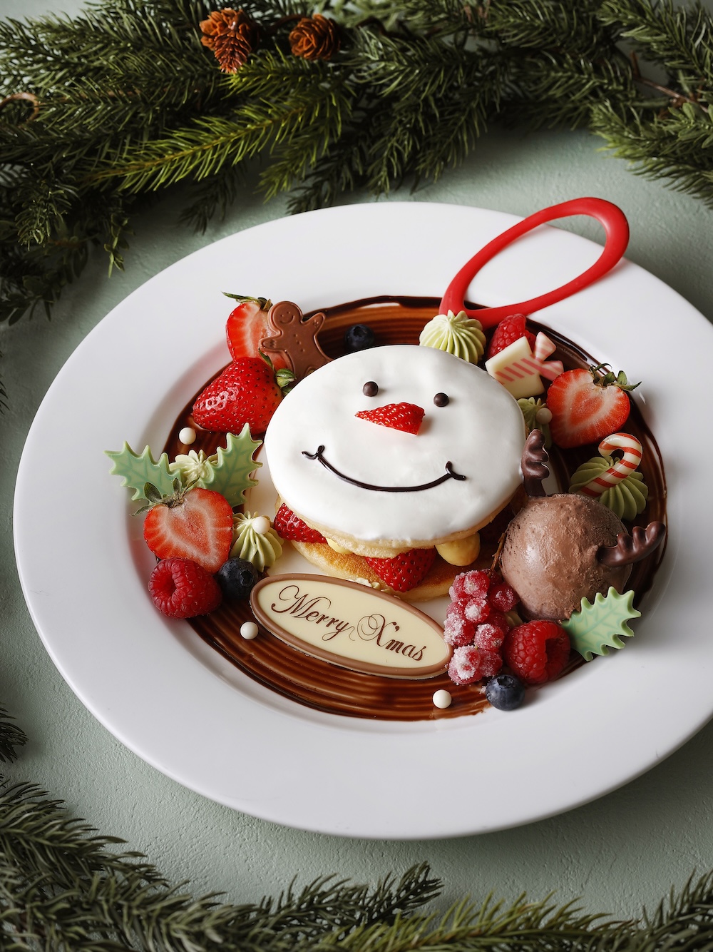 「スノーマンパンケーキ」イメージ