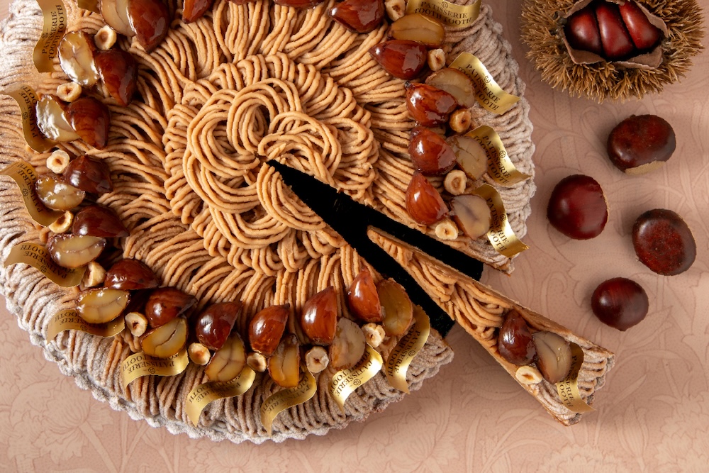 「タルトモンブラン」イートイン・税込み937円、テイクアウト・税込み921円