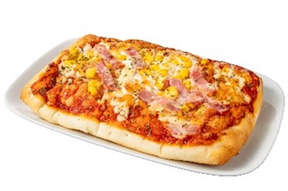 「あふれたピザパン」税込み343円