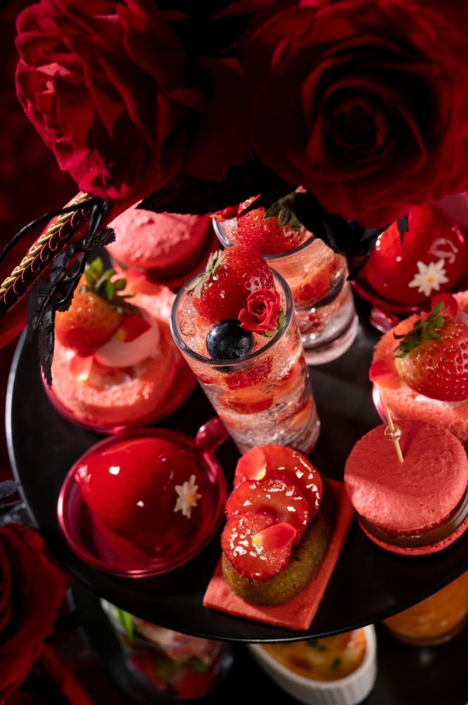 アフタヌーンティー「フレーズ・エ・ローズルージュ（Fraise et rose rouge）」イメージ