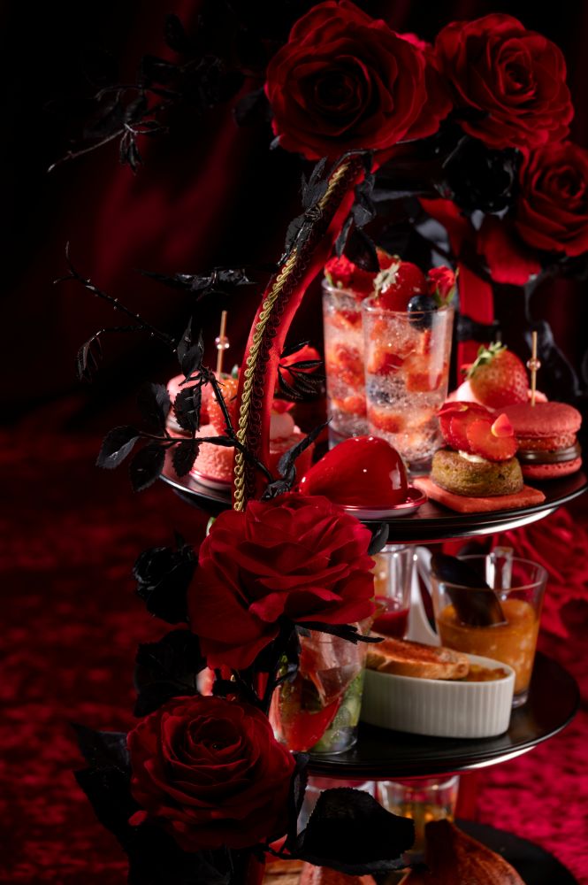 アフタヌーンティー「フレーズ・エ・ローズルージュ（Fraise et rose rouge）」イメージ