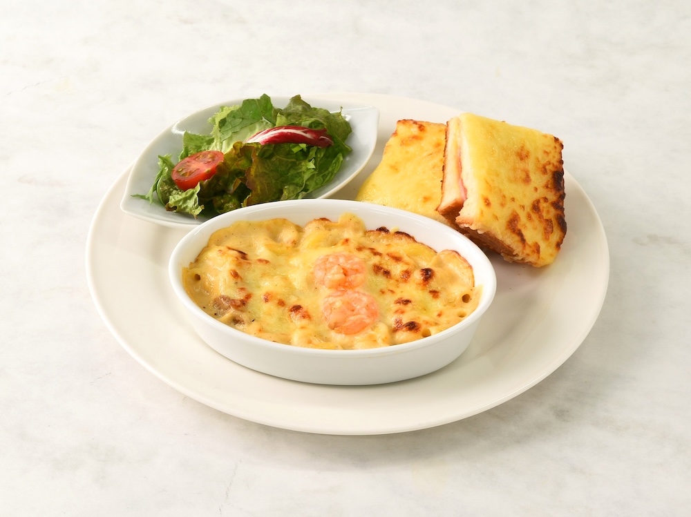 1970年代より販売される「グラタンとクロックムッシュ」イメージ