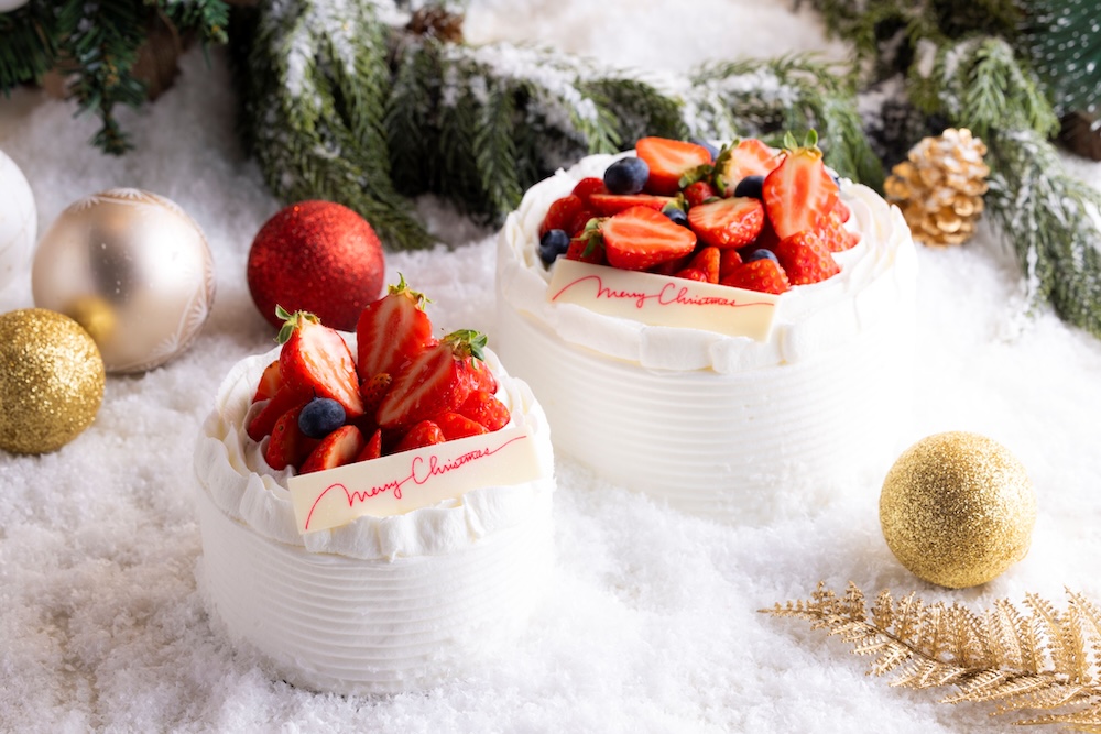2サイズ展開される「クリスマス ショートケーキ」税込み4,800円〜