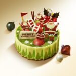 「抹茶と苺のショートケーキヌーヴォー（es koyamaプレミアム会員限定）」イメージ