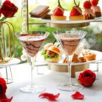 オプションドリンクの「ラズベリー チョコレートマティーニ」税込み1,840円（サービス料含む）