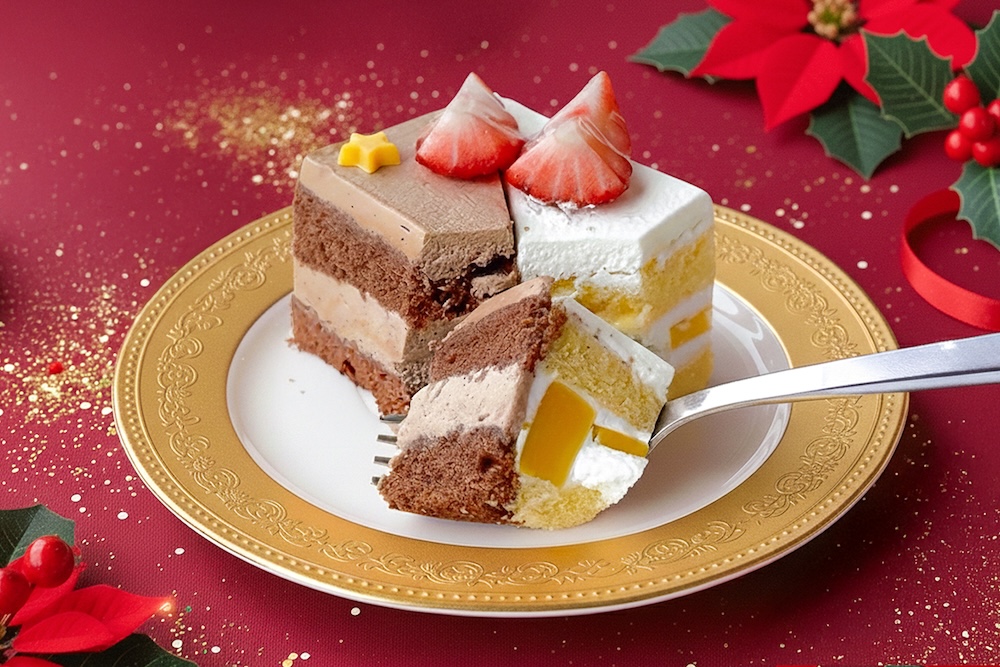 「クリスマスケーキ4種 お試しセット」1箱・税込み1,200円
