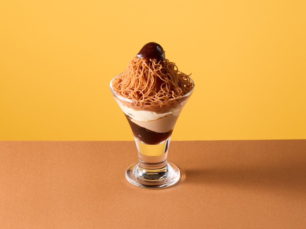 「しぼりたてモンブランのミニパフェ」税込み539円