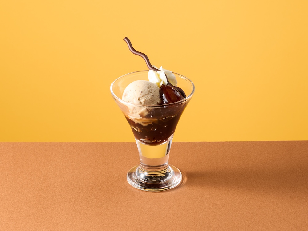 「マロンと紅茶ゼリーのグラスデザート」税込み429円