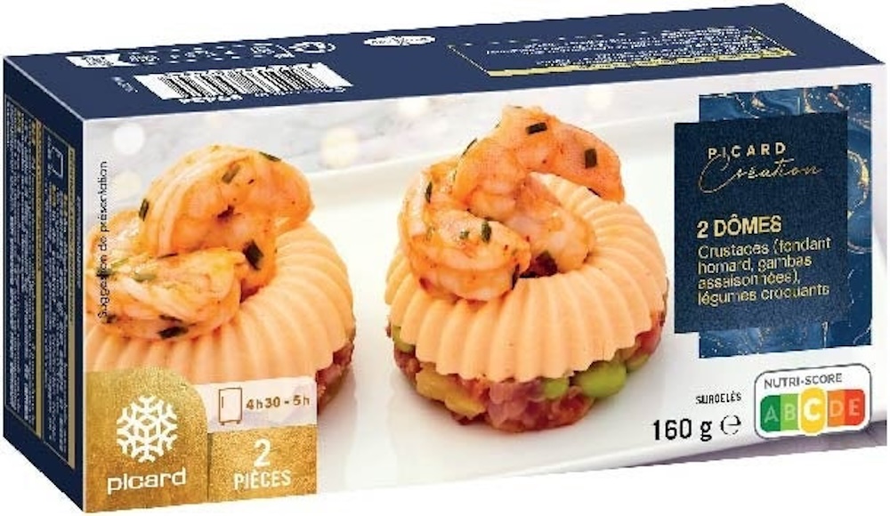 「オマールクリームとエビのビジュー」1,999円