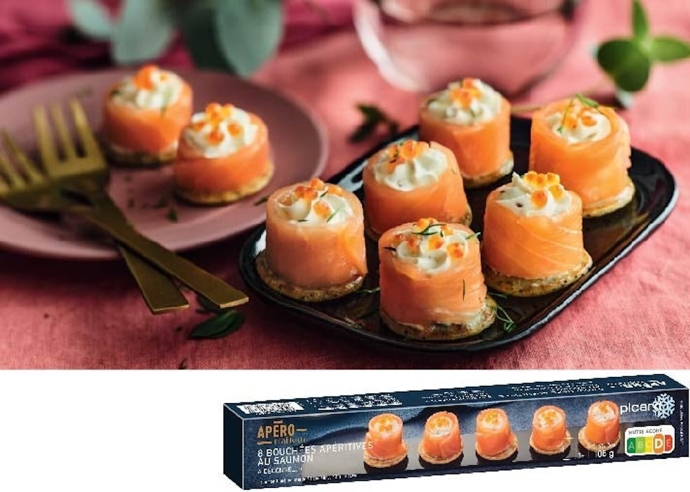 「サーモンのブーシェ （ひと口サイズのアペリティフ）」1,998円